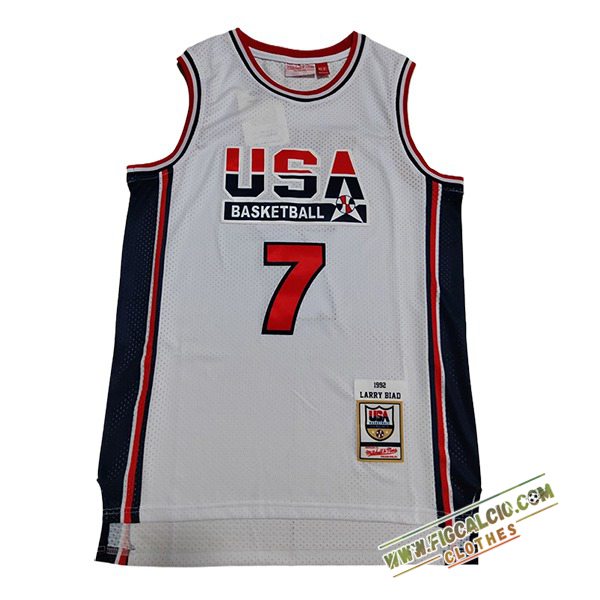 Maglia USA (BIRD #7) 2024/25 Bianco/Rosso/Nero