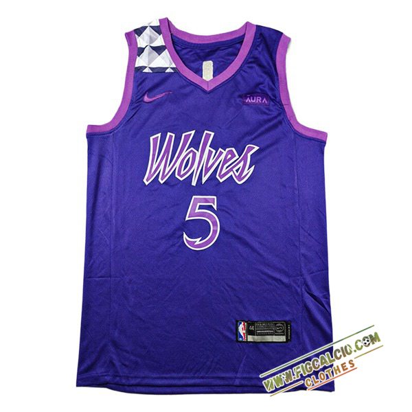 Maglia Minnesota Timberwolves (EDWARDS #5) 2024/25 viola