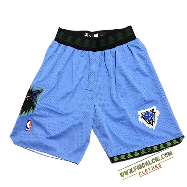 Pantaloncini NBA Minnesota Timberwolves 2024/25 Blu -05