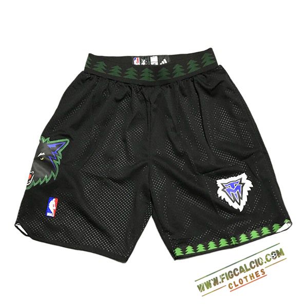 Pantaloncini NBA Minnesota Timberwolves 2024/25 Nero
