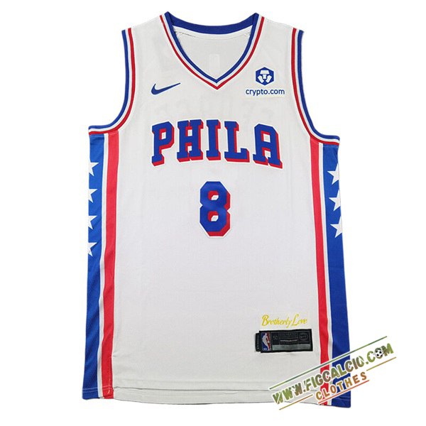 Maglia Philadelphia 76ers (GEORGE #8) 2024/25 Bianco/Blu