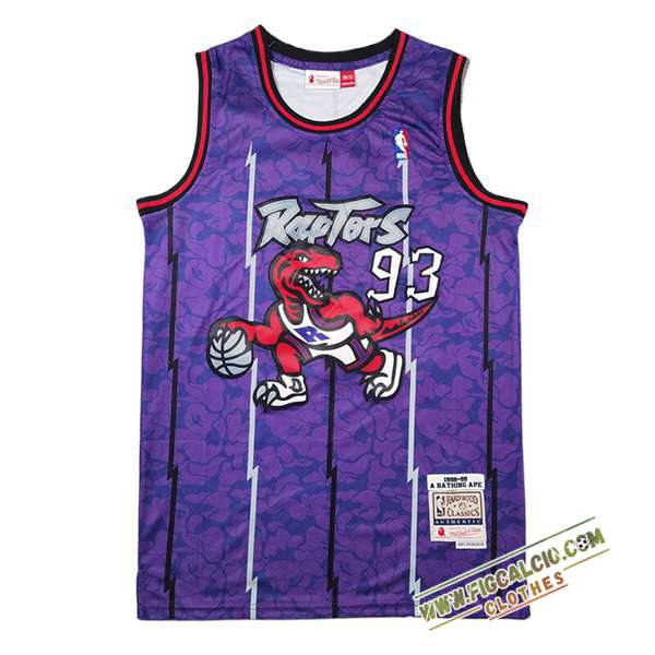 Maglia Toronto Raptors (BAPE #93) 2024/25 viola/Bianco -02