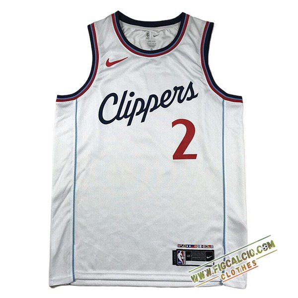 Maglia Los Angeles Clippers (LEONARD #2) 2024/25 Bianco -05