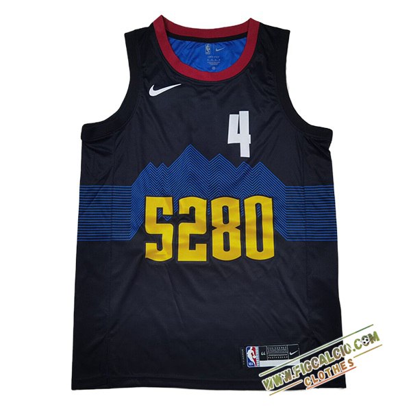 Maglia Denver Nuggets (WESTBROOK #4) 2024/25 Nero/Blu