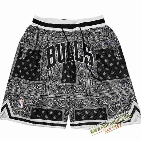 Pantaloncini NBA Chicago Bulls 2024/25 Nero -02