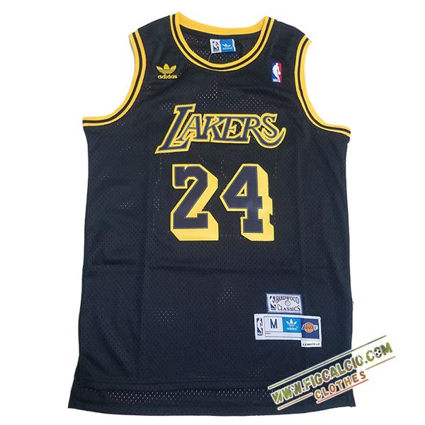 Maglia Los Angeles Lakers (BRYANT #24) 2024/25 Nero/Giallo