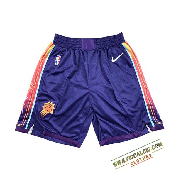Pantaloncini NBA Phoenix Suns 2024/25 viola/Arancia -02