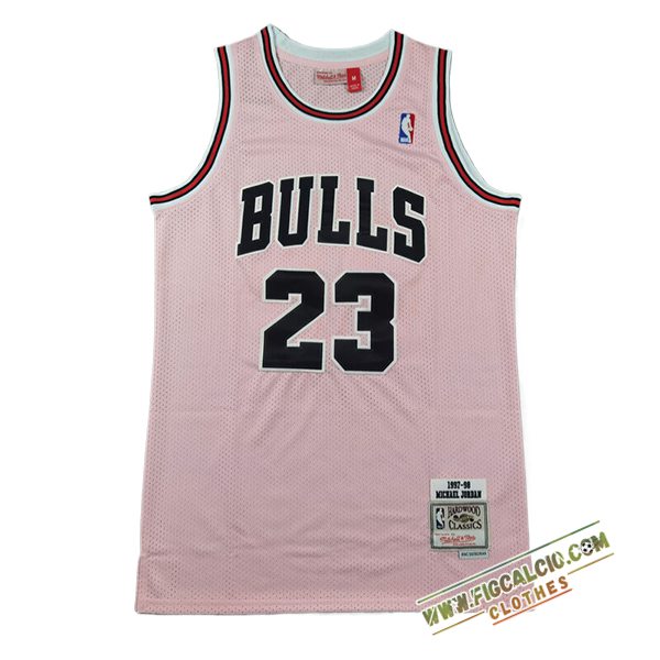 Maglia Chicago Bulls (JORDAN #23) 2024/25 Rosa/Nero