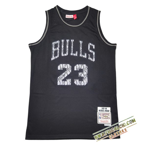 Maglia Chicago Bulls (JORDAN #23) 2024/25 Nero/Grigio