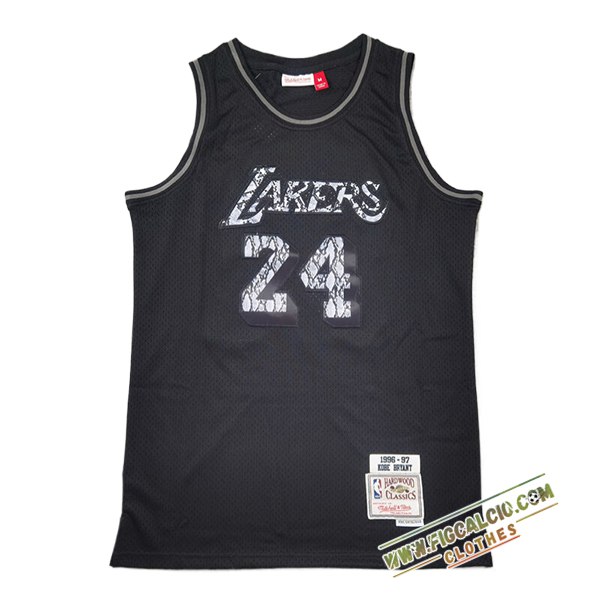 Maglia Los Angeles Lakers (BRYANT #24) 2024/25 Nero/Grigio