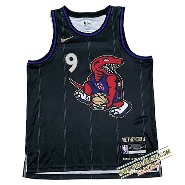 Maglia Toronto Raptors (BARRETT #9) 2024/25 Nero