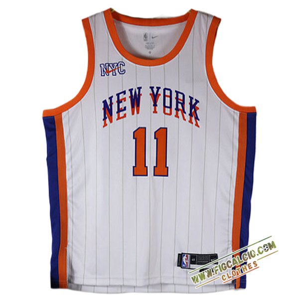 Maglia New York Knicks (HARDEN #1) 2024/25 Bianco/Arancia