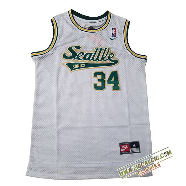 Maglia Oklahoma City Thunder (ALLEN #34) 2024/25 Bianco/Verde