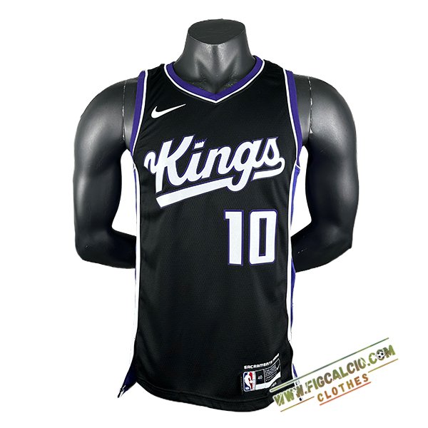 Maglia Sacramento Kings (DEROZAN #10) 2024/25 Nero/Bianco/viola