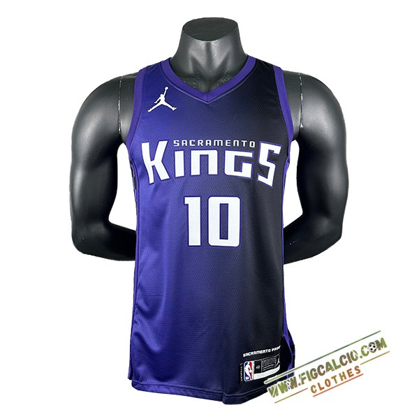 Maglia Sacramento Kings (DEROZAN #10) 2024/25 viola/Nero