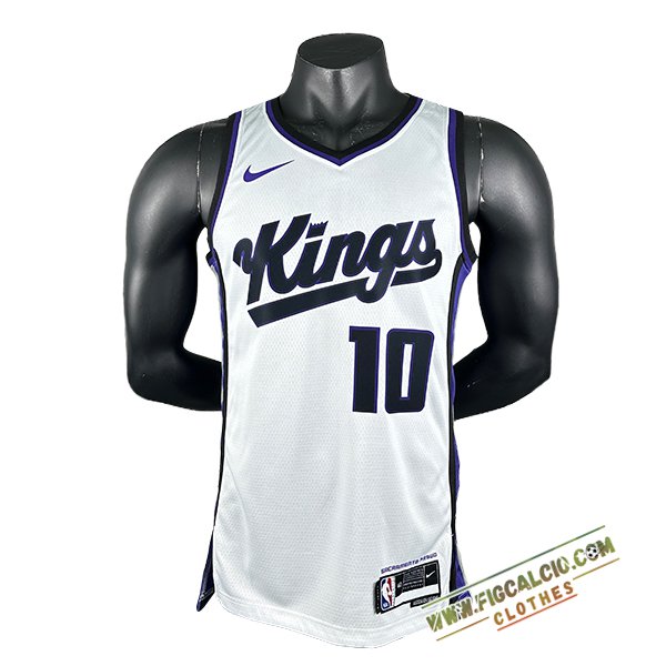 Maglia Sacramento Kings (DEROZAN #10) 2024/25 Bianco/Nero