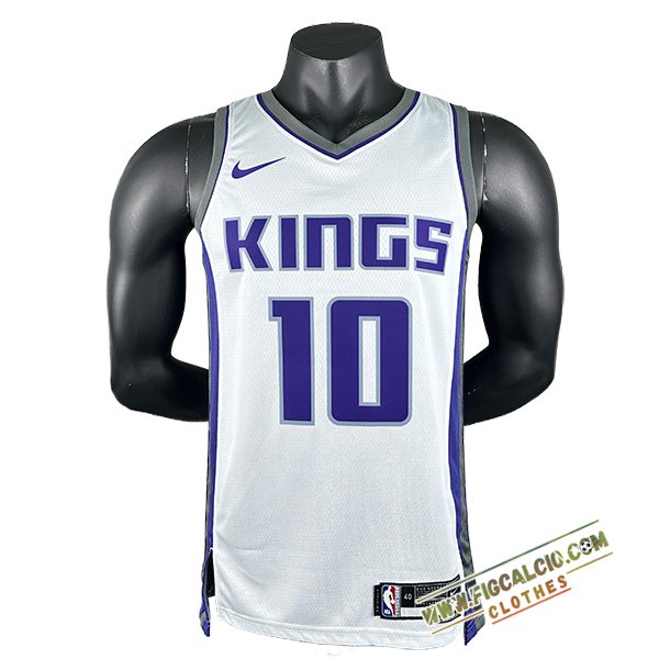 Maglia Sacramento Kings (DEROZAN #10) 2024/25 Bianco/viola/Grigio