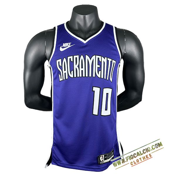 Maglia Sacramento Kings (DEROZAN #10) 2024/25 viola/Bianco -02