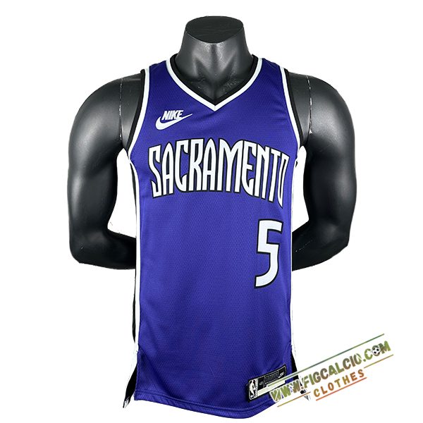 Maglia Sacramento Kings (FOX #5) 2024/25 viola/Bianco