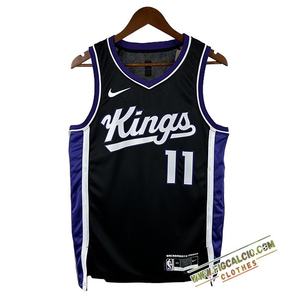 Maglia Sacramento Kings (SABONIS #11) 2024/25 Nero/Bianco/viola