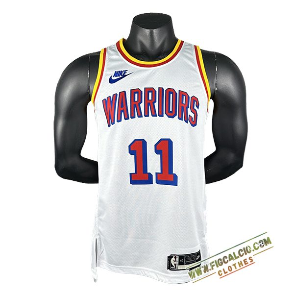 Maglia Golden State Warriors (THOMPSON #11) 2024/25 Bianco/Rosso