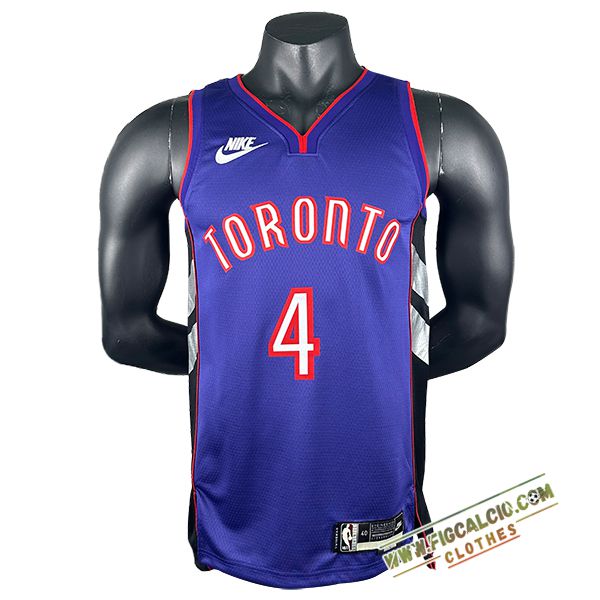 Maglia Toronto Raptors (BARNES #4) 2024/25 viola/Nero