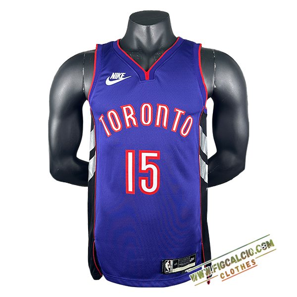 Maglia Toronto Raptors (CARTER #15) 2024/25 viola/Nero
