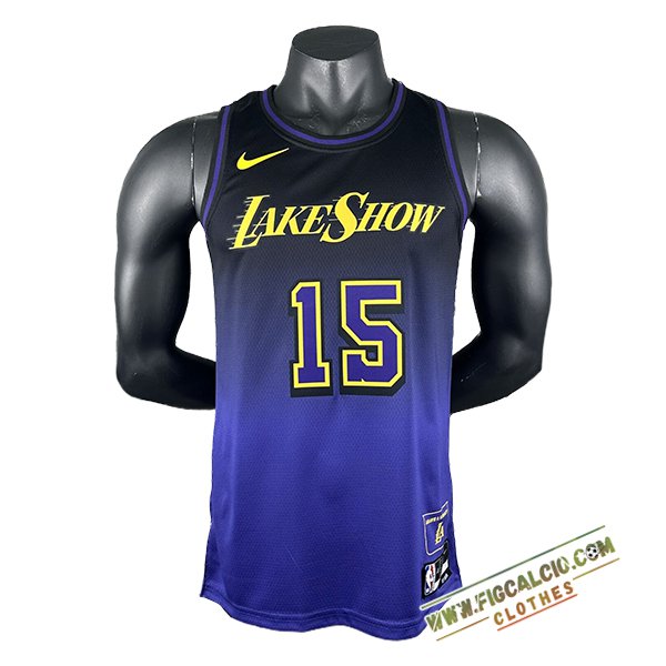 Maglia Los Angeles Lakers (REAVES #15) 2024/25 viola/Nero
