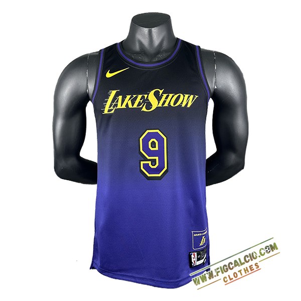Maglia Los Angeles Lakers (JAMES JR. #9) 2024/25 viola/Nero