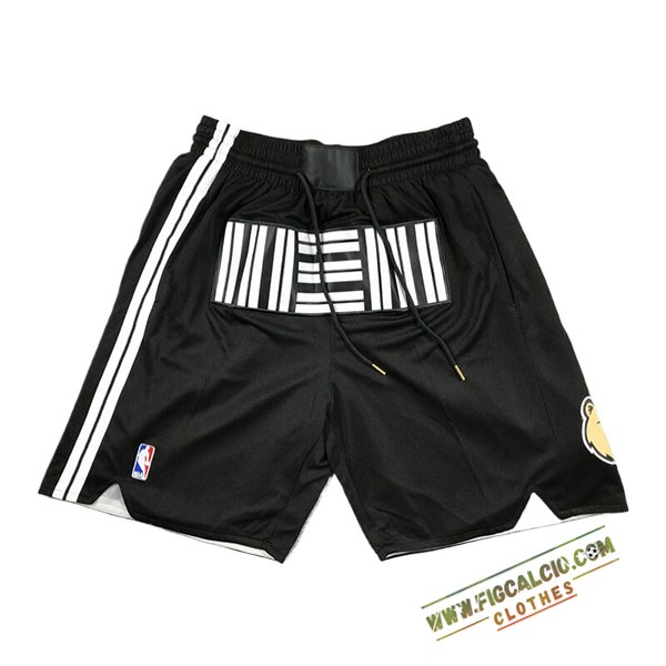 Pantaloncini NBA Memphis Grizzlies 2024/25 Nero/Bianco