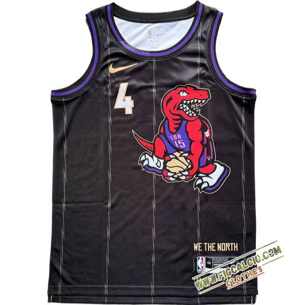 Maglia Toronto Raptors (BARNES #4) 2024/25 Nero