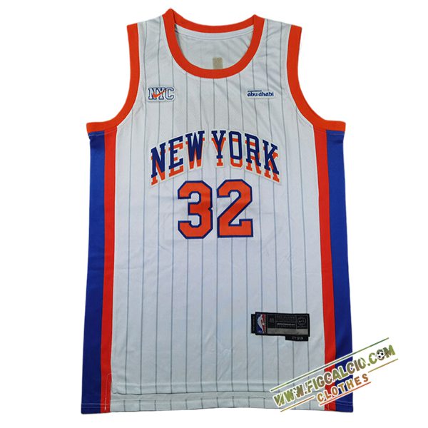 Maglia New York Knicks (TOWNS #32) 2024/25 Bianco/Arancia/Blu