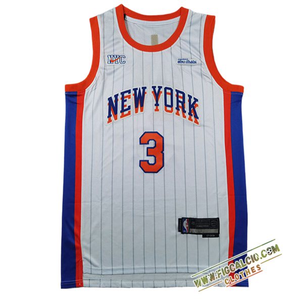 Maglia New York Knicks (HART #3) 2024/25 Bianco/Arancia/Blu