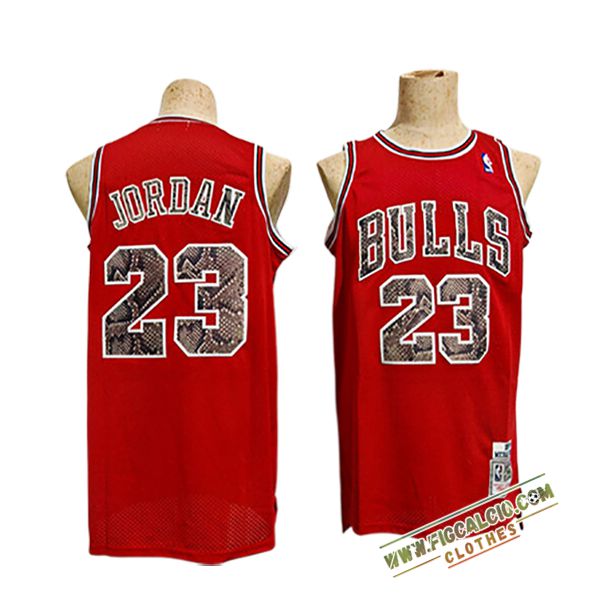 Maglia Chicago Bulls (JORDAN #23) 2024/25 Rosso/Nero -02