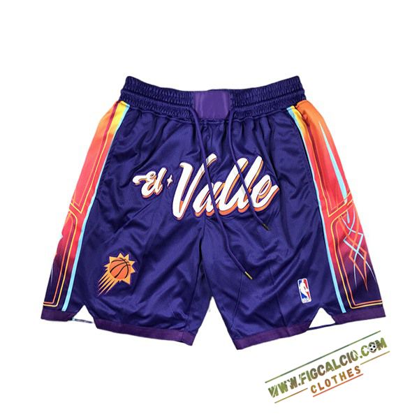Pantaloncini NBA Phoenix Suns 2024/25 viola/Arancia -03