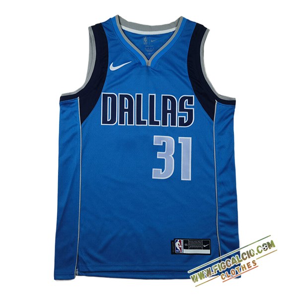 Maglia Dallas Mavericks (THOMPSON #31) 2024/25 Blu/Nero