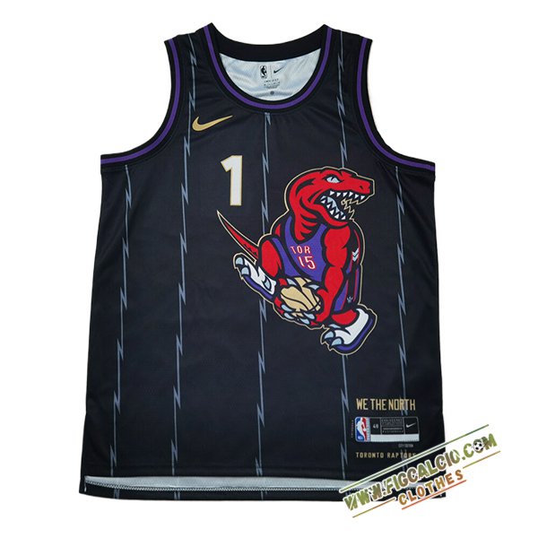 Maglia Toronto Raptors (McGRADY #1) 2024/25 Nero