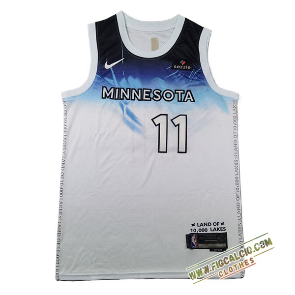 Maglia Minnesota Timberwolves (REID #11) 2024/25 Bianco/Blu -04