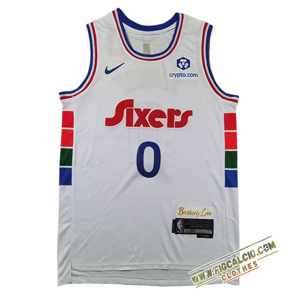 Maglia Philadelphia 76ers (MAXEY #0) 2024/25 Bianco