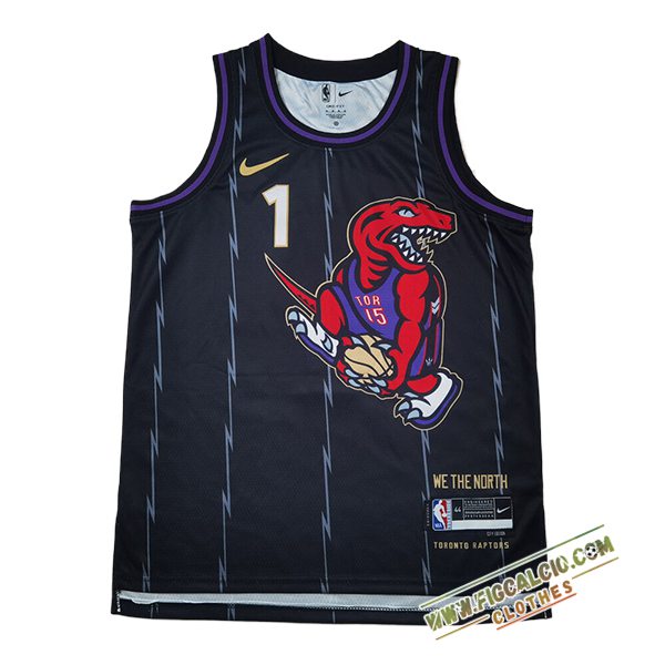 Maglia Toronto Raptors (DICK #1) 2024/25 Nero
