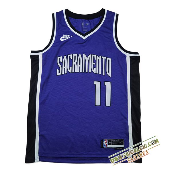 Maglia Sacramento Kings (SABONIS #11) 2024/25 viola/Nero/Bianco -02