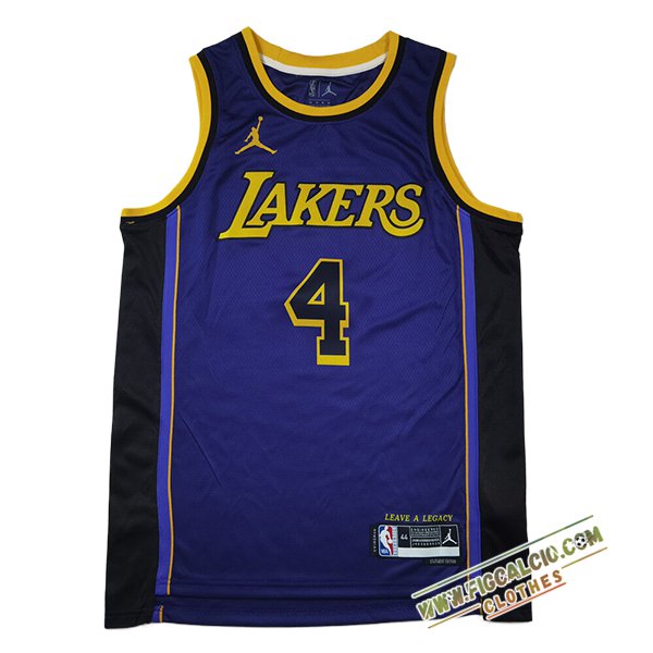Maglia Los Angeles Lakers (KNECHT #4) 2024/25 viola/Giallo/Nero