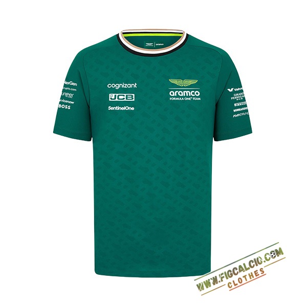 Maglietta F1 Aston Martin Team Verde 2024