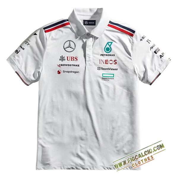 Polo F1 Mercedes Benz Team Bianco 2024