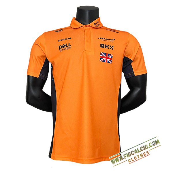 Polo F1 McLaren Team (NORRIS #4) Arancia/Nero 2024