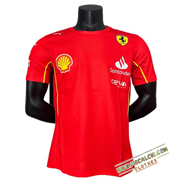 Maglietta F1 Ferrari Team Rosso/Giallo 2024