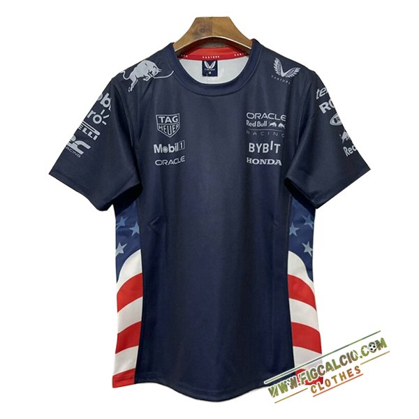 Maglietta F1 Red Bull Racing Team Blu/Bianco/Rosso 2024
