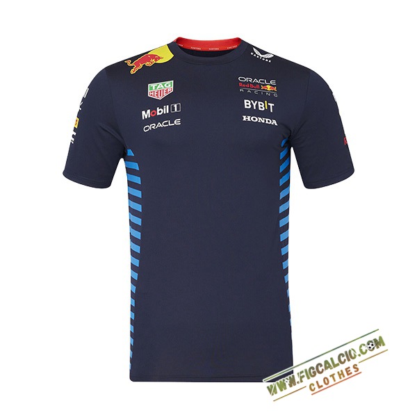 Maglietta F1 Red Bull Racing Team Blu Scuro 2024
