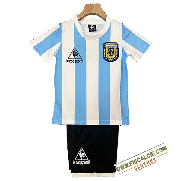 Maglie Calcio Argentina Retro Bambino Prima 1986