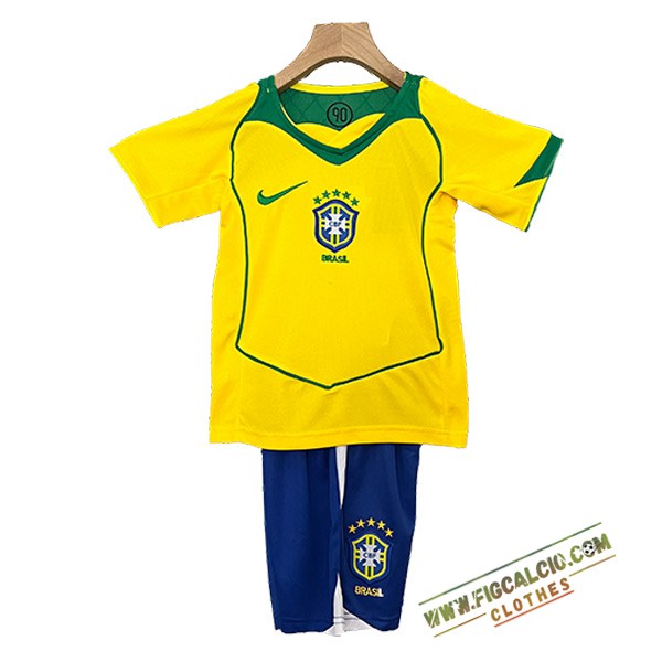 Maglie Calcio Brasile Retro Bambino Prima 2000
